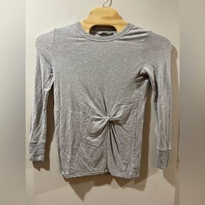 Athleta "Nirvana Twist" sweater / sweatshirt top - sz. XS- light grey‎